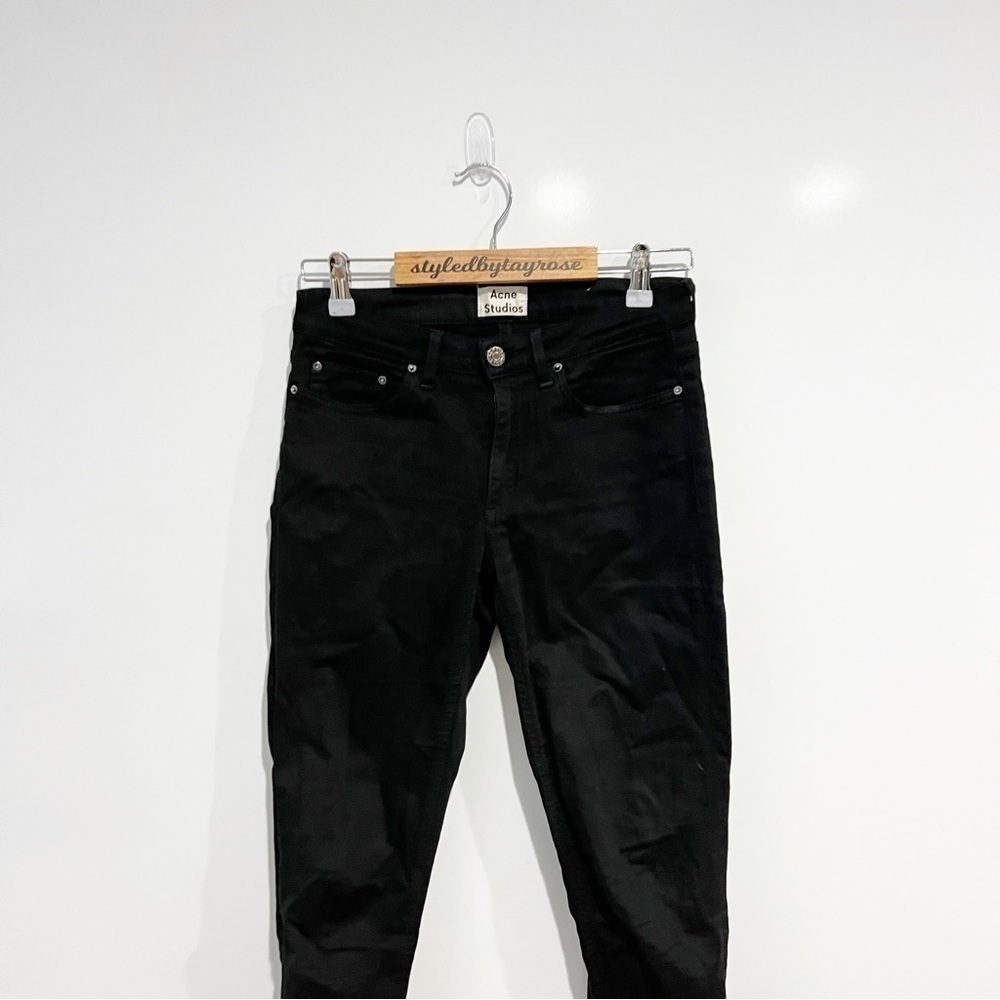 Acne Studios Skin 5 Black Skinny Jeans - Picture 4 of 10